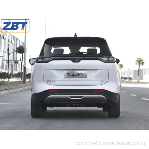 Green New Energy Vehicle Wm W6 Luxury Smart Private Electric Motor Car 4X2 2WD EV SUV with LED Automatic Steering Headlight